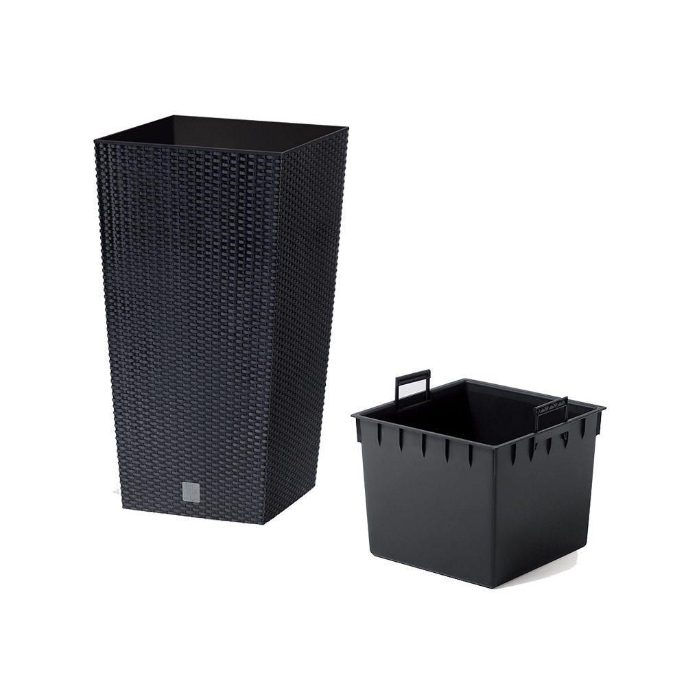 Prosperplast Blumentopf RATO SQUARE - anthrazit