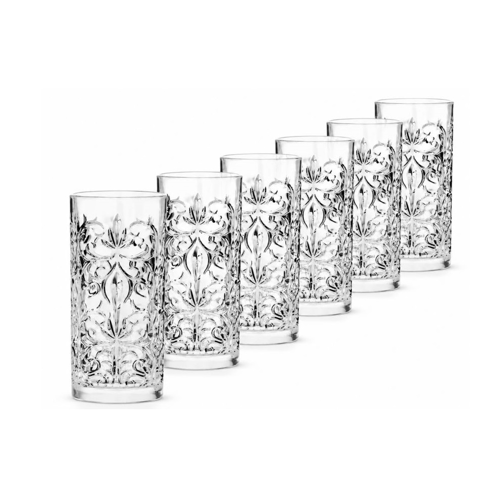 RCR Tattoo Longdrinkglas 370 ml 6er Set