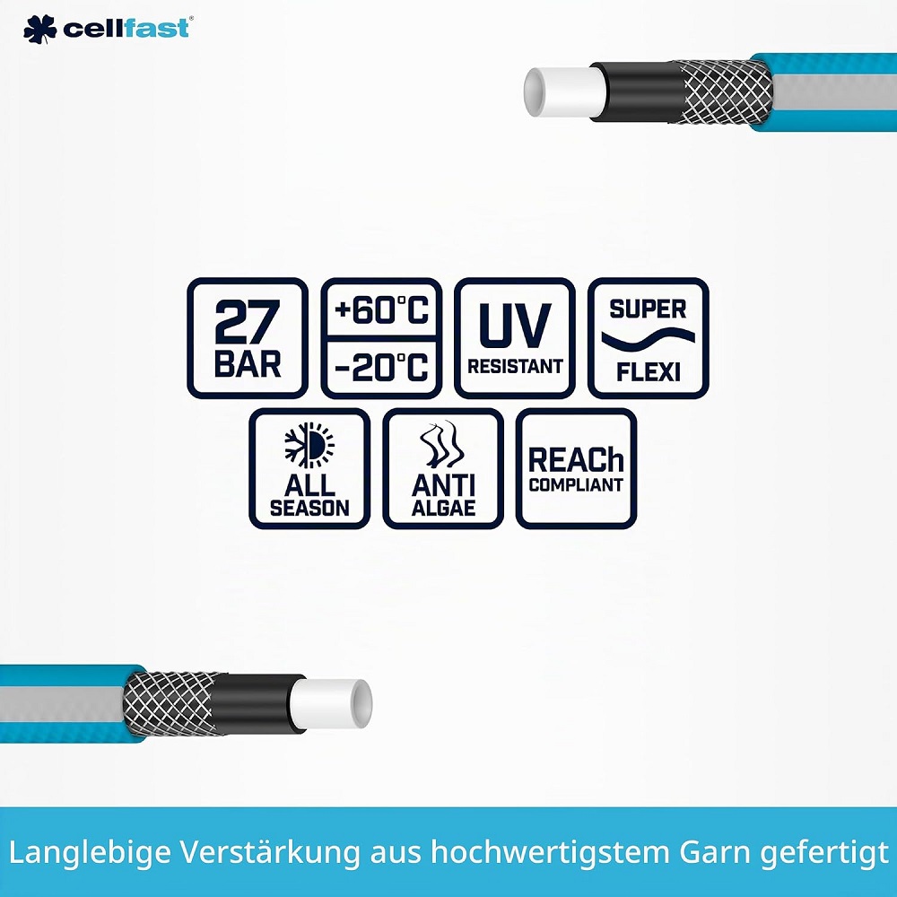 Cellfast Gartenschlauch IDEAL 1/2" 50 m