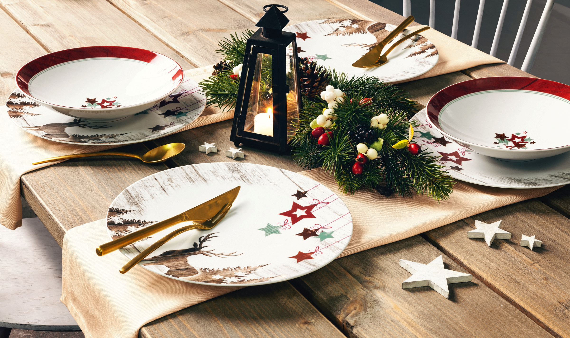 Edles Weihnachtsgeschirr aus Porzellan online kaufen