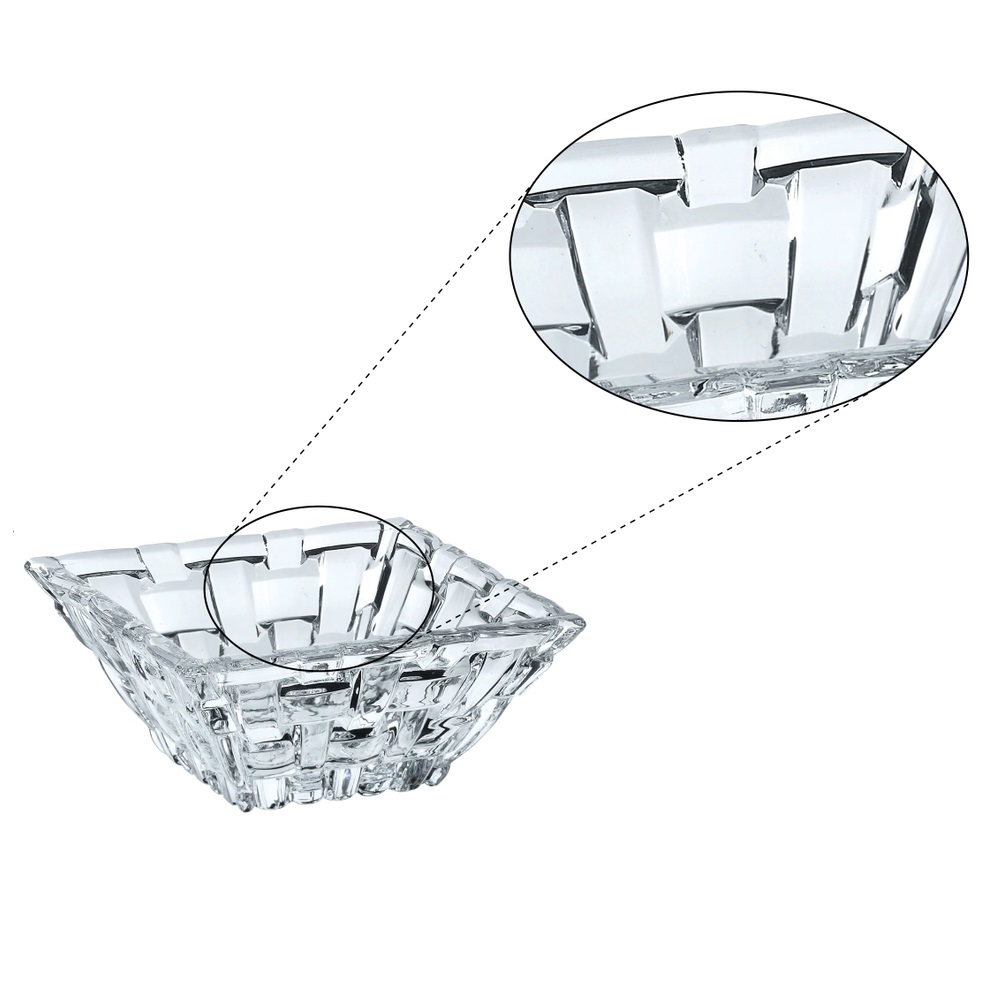 Nachtmann Bossa Nova Dip Schale Quadratisch 8,5x8,5x3,6 cm 4er Set