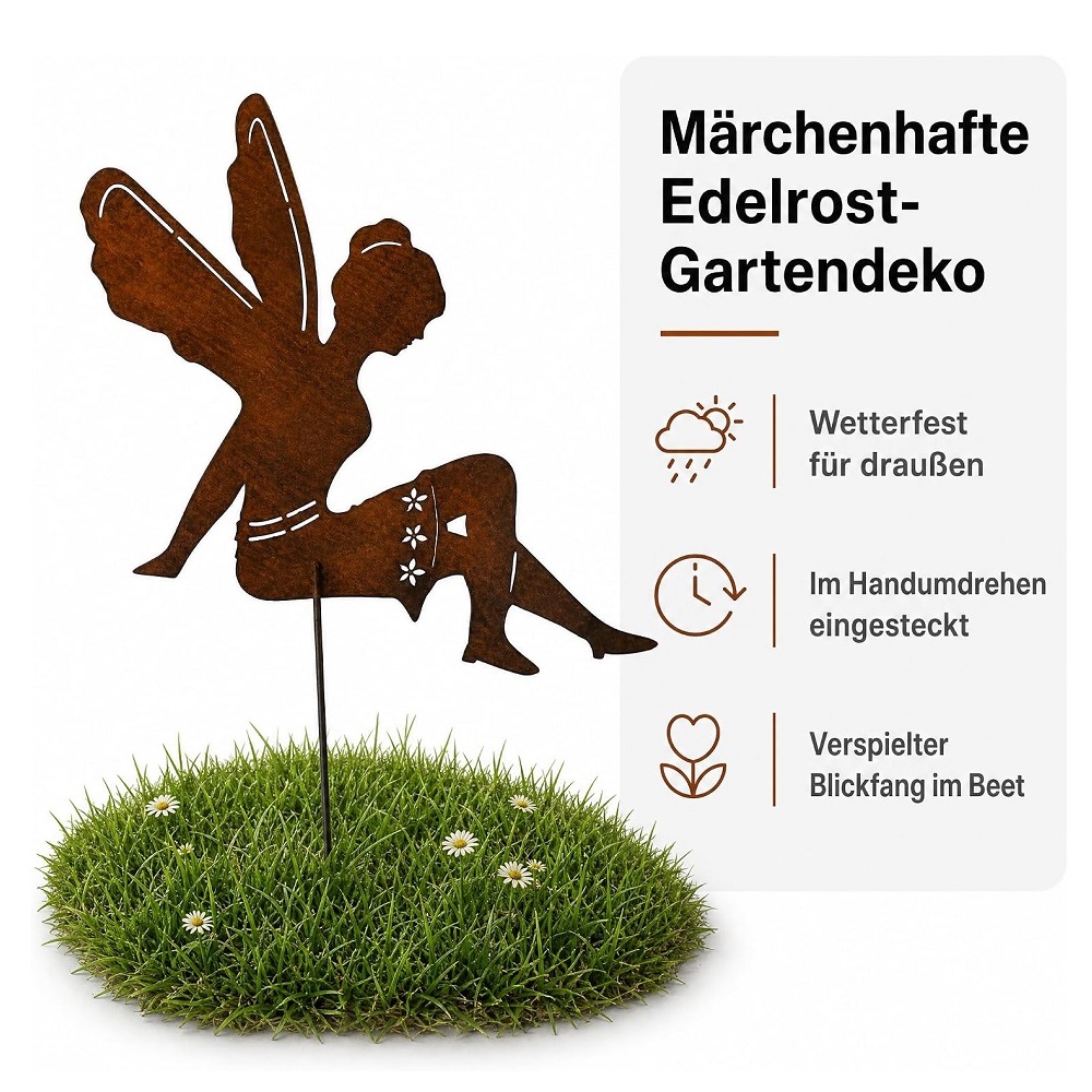 Elfe zum Stecken 54 x 45 cm
