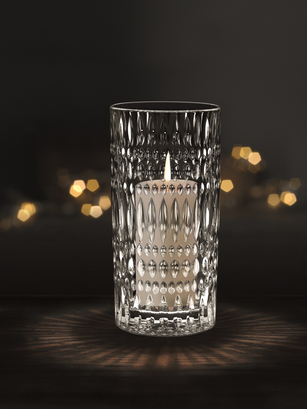 Nachtmann Ethno Vase/Windlicht 23 cm hoch
