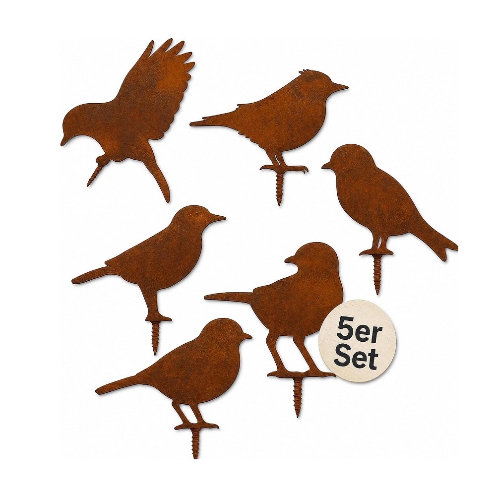 Schraubvögel 5 verschiedene im Set