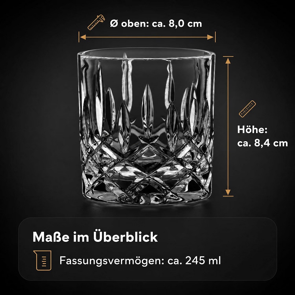 Der-Porzellan-Laden by Nachtmann Noblesse Whiskyglas SOF 4er Set