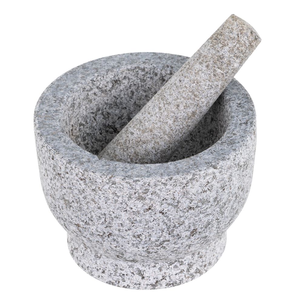 Haushalt International Granitmörser mit Stößel Maße: ca. Ø 15 x H 10cm