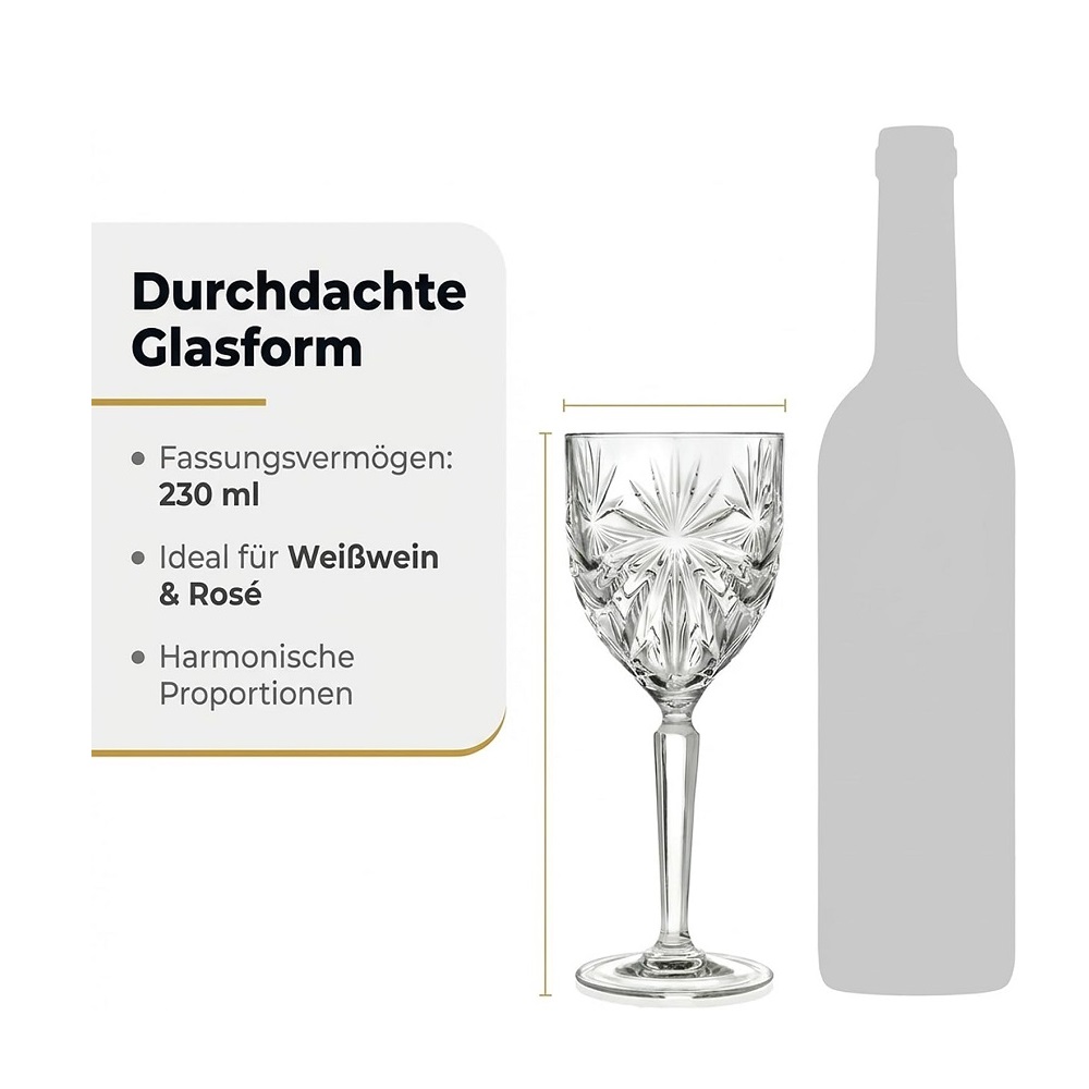 Der-Porzellan-Laden by RCR Oasis Goblet -2 230 ml 6er Set