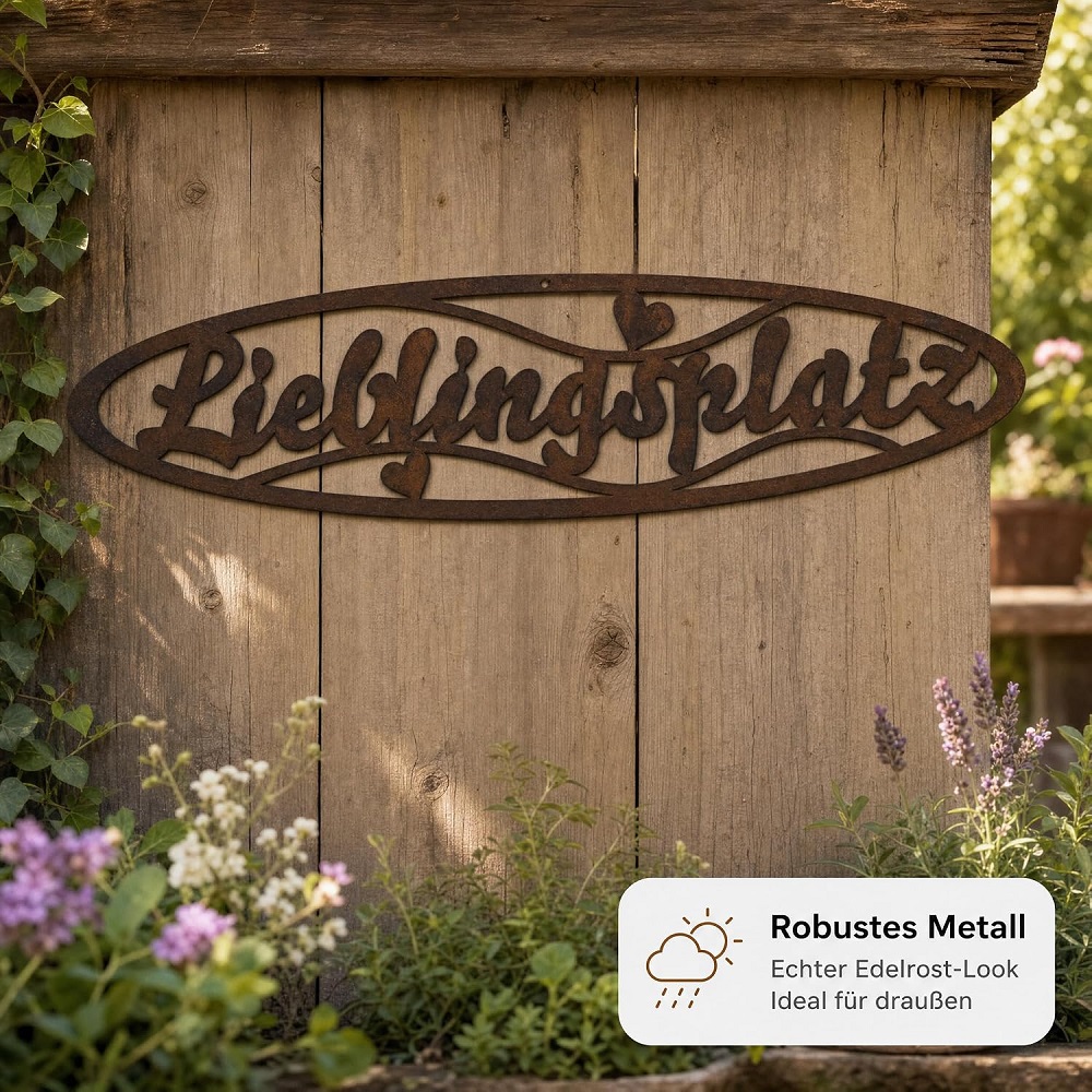 Schild "Lieblingsplatz"