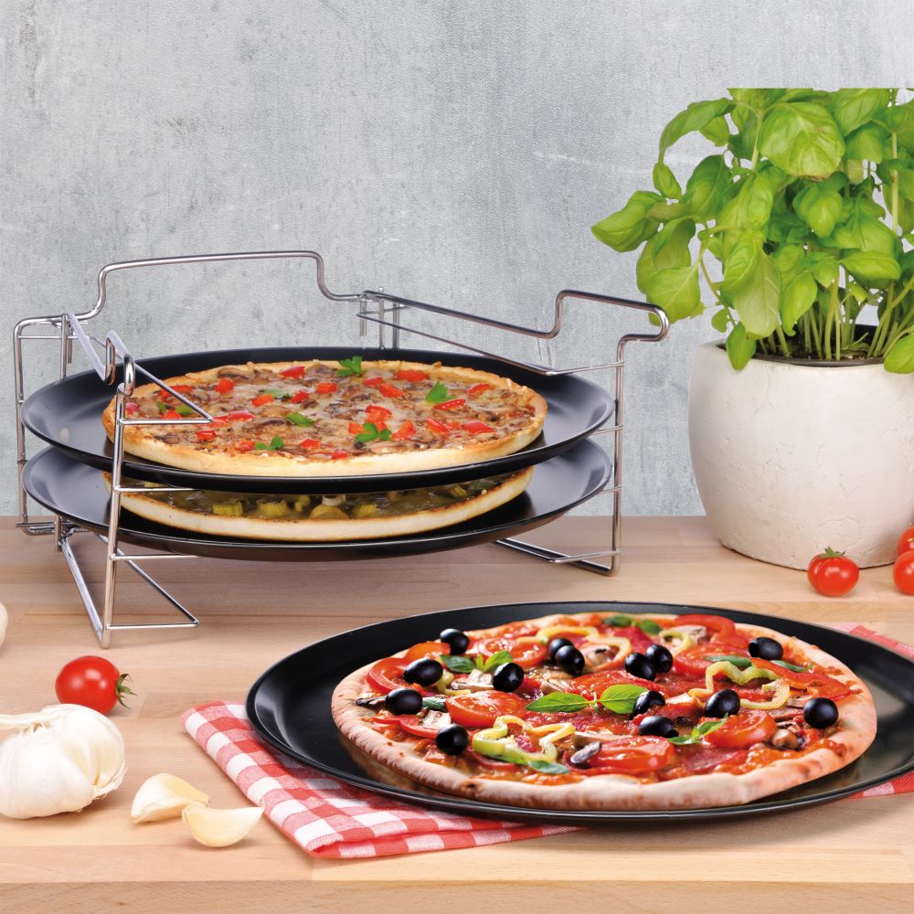 Haushalt International Pizzaback-Set 4tlg.