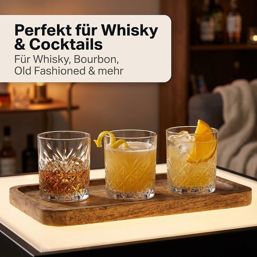 Der-Porzellan-Laden by Pasabahce Timeless Whiskybecher SOF 205 ml 6er Set