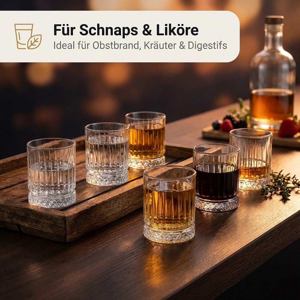 Der-Porzellan-Laden by Pasabahce Elysia Shot/Schnapsglas 6er Set