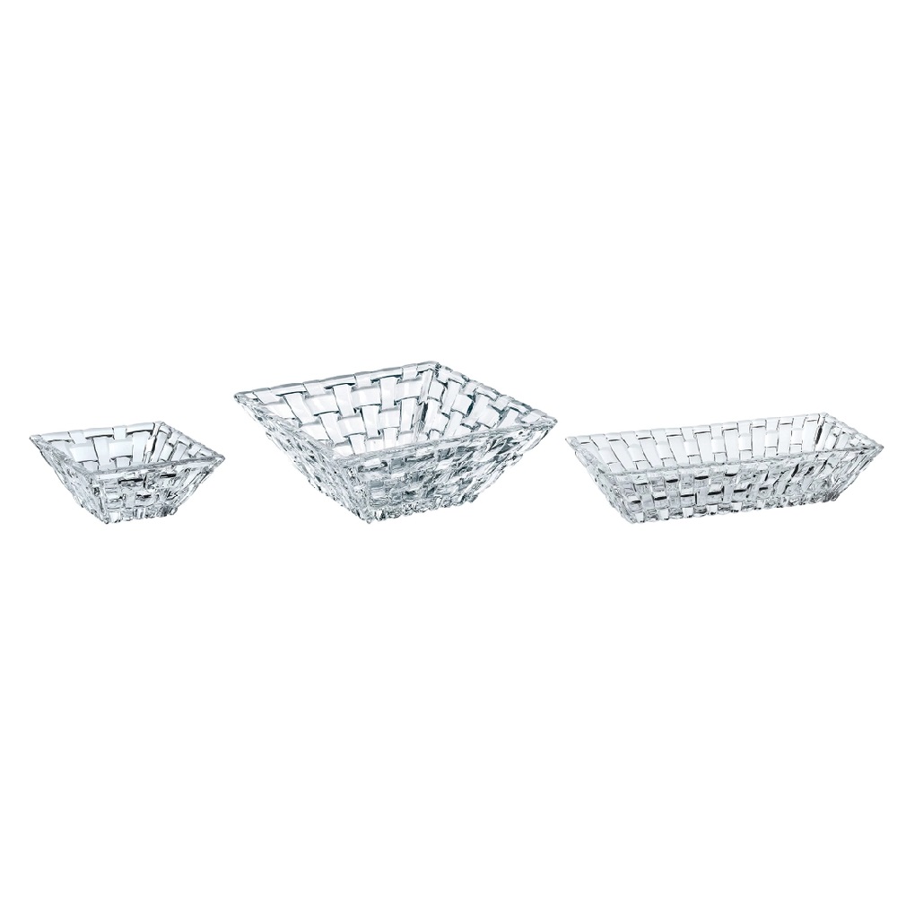 Nachtmann Bossa Nova Dip Schale Quadratisch 8,5x8,5x3,6 cm 4er Set