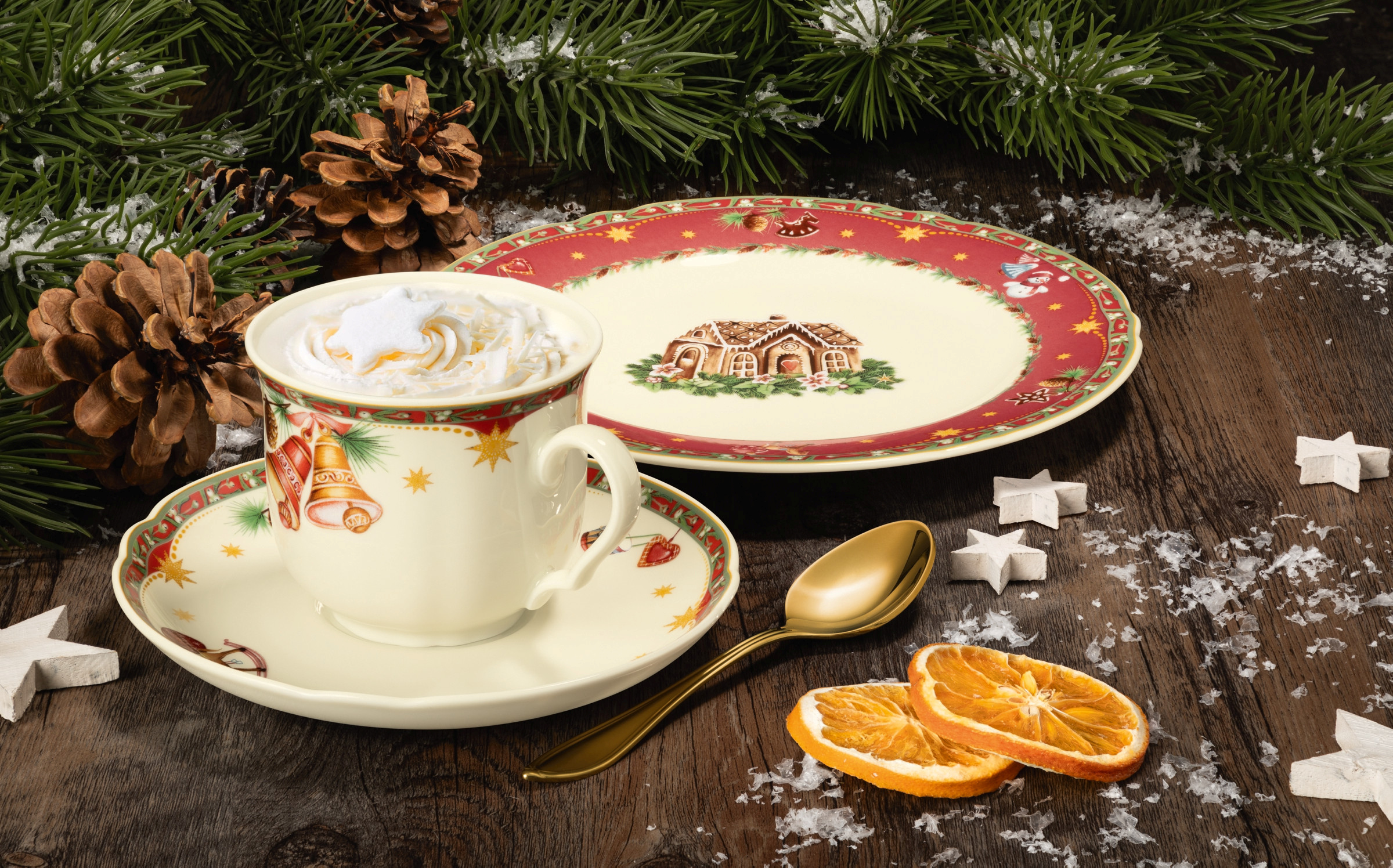 Edles Weihnachtsgeschirr aus Porzellan online kaufen