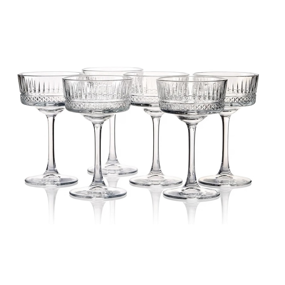 Der-Porzellan-Laden by Pasabahce Elysia Champagner Coupe 260 ml 6er Set