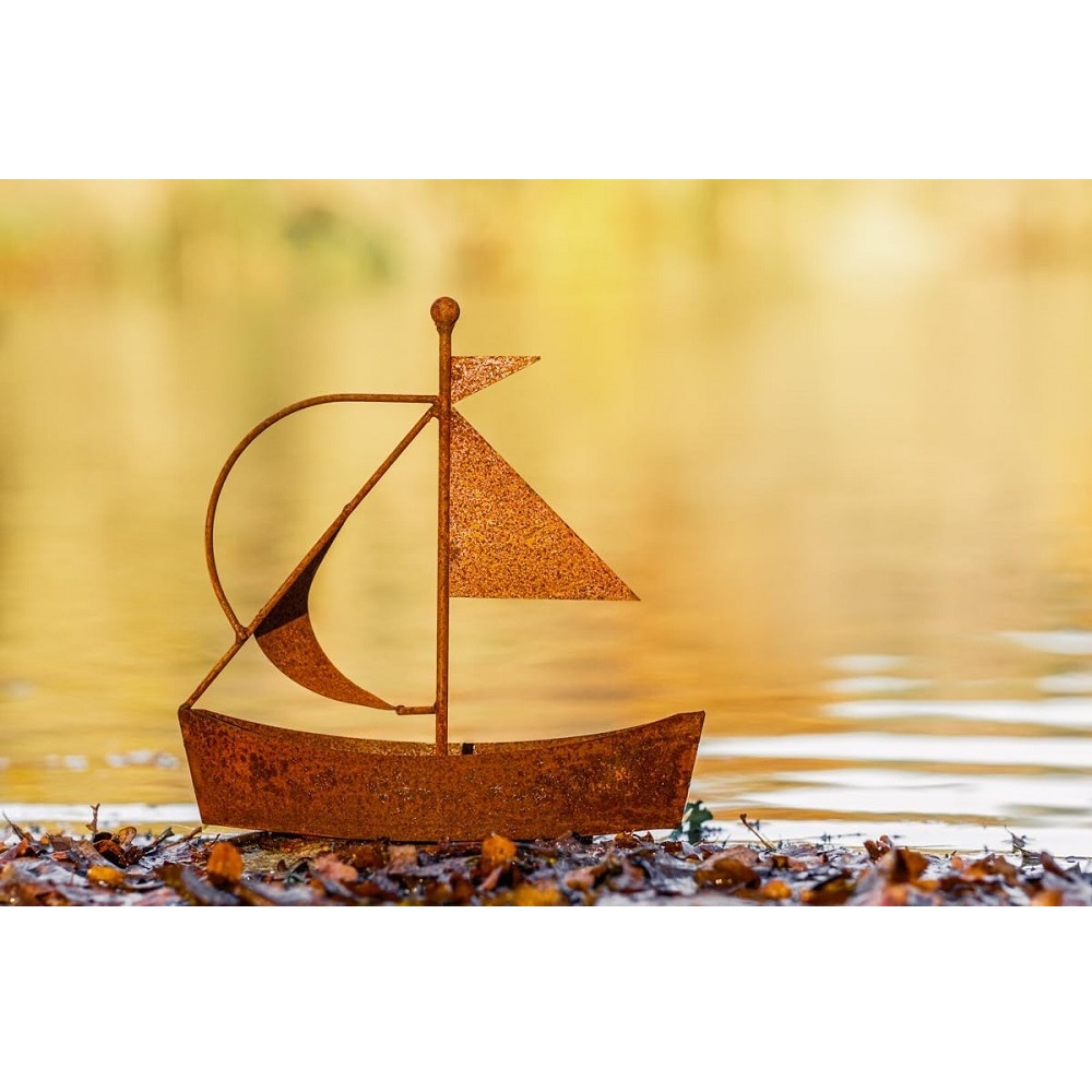 Der-Porzellan-Laden Segelboot 25x26 cm