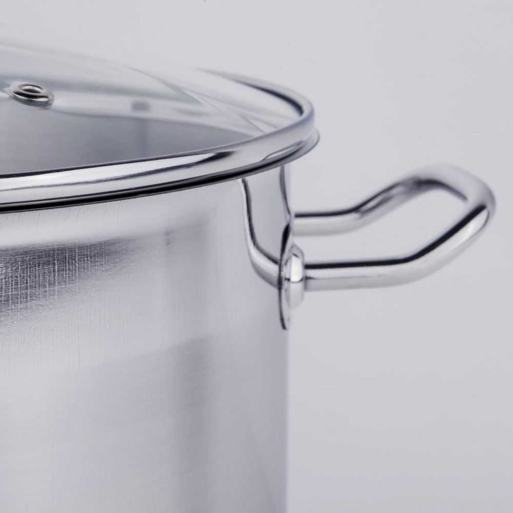 Haushalt International Universaltopf mit Glasdeckel 20L ca. Ø: 30 x H: 28cm