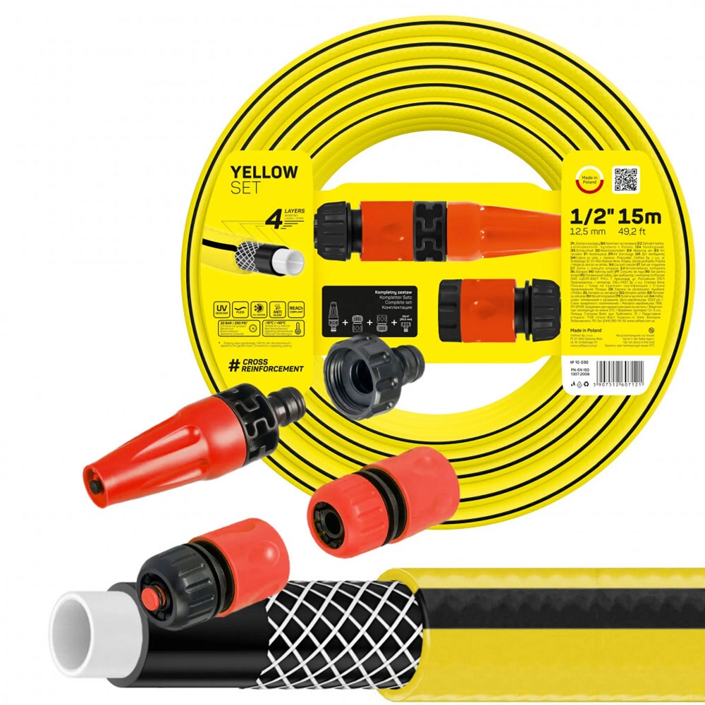Cellfast Bewässerungssatz 4YELLOW 1/2" 15 m
