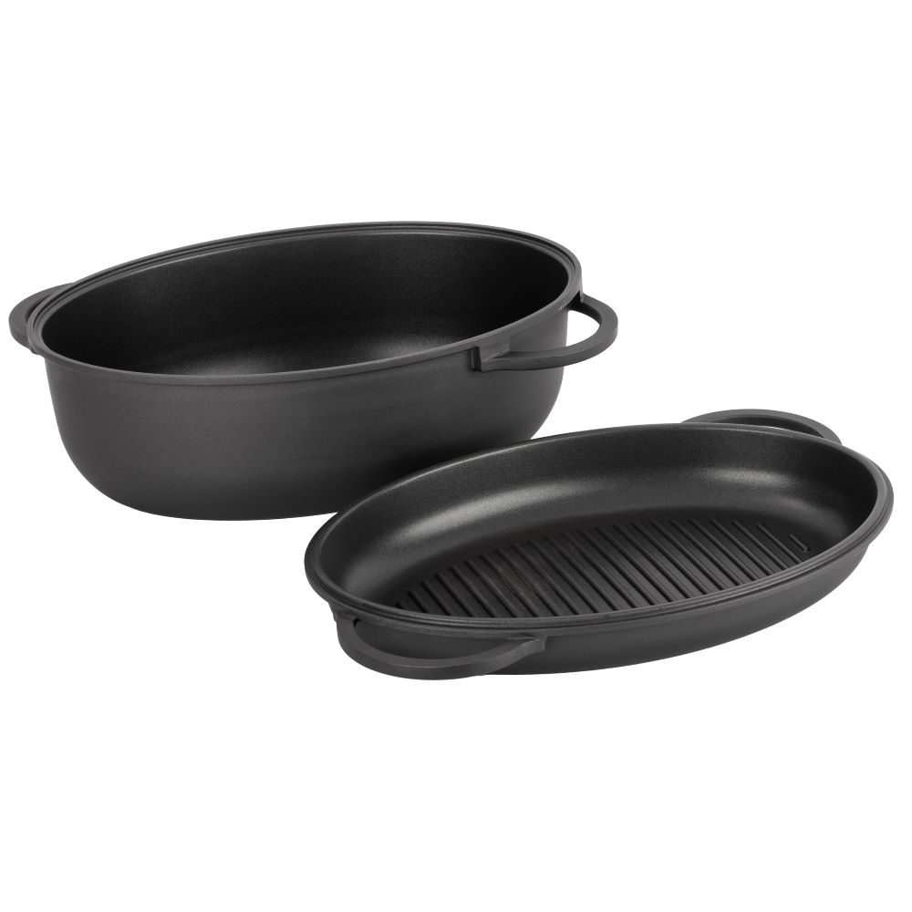 Haushalt International Aluguss-Bräter oval