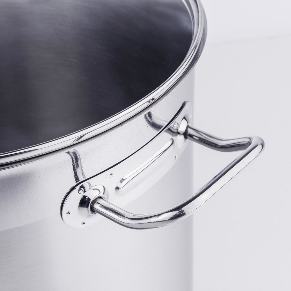 Haushalt International Universaltopf mit Glasdeckel 20L ca. Ø: 30 x H: 28cm