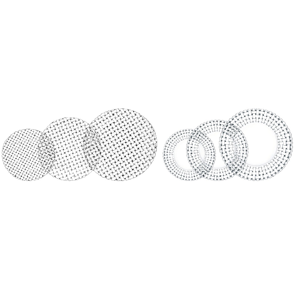 Nachtmann Bossa Nova Teller 28 cm 2er Set
