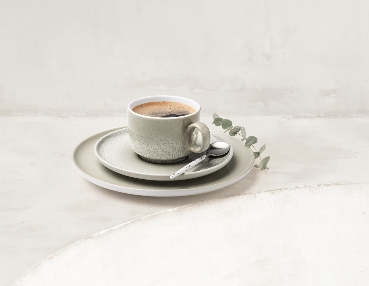Seltmann Weiden Sento Home Aura cream Kombi-Untertasse 16 cm