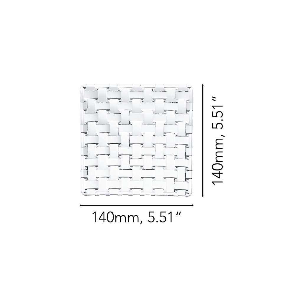 Nachtmann Bossa Nova Platte Quadratisch 14 cm 2er Set