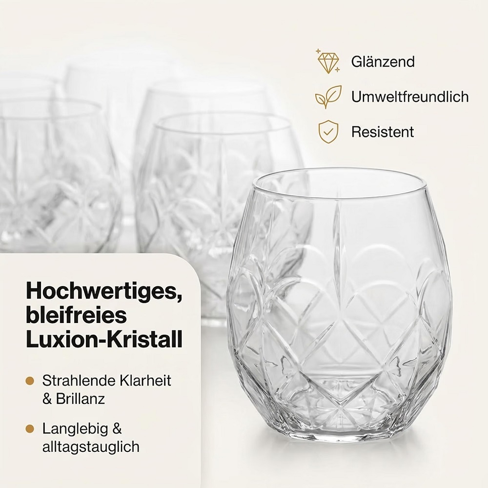 Der-Porzellan-Laden by RCR Alkemist Becher Tumbler 380 ml 6er Set