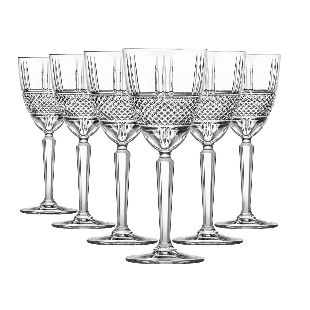 RCR Brillante Goblet 2 Rotweinglas 290 ml 6er Set