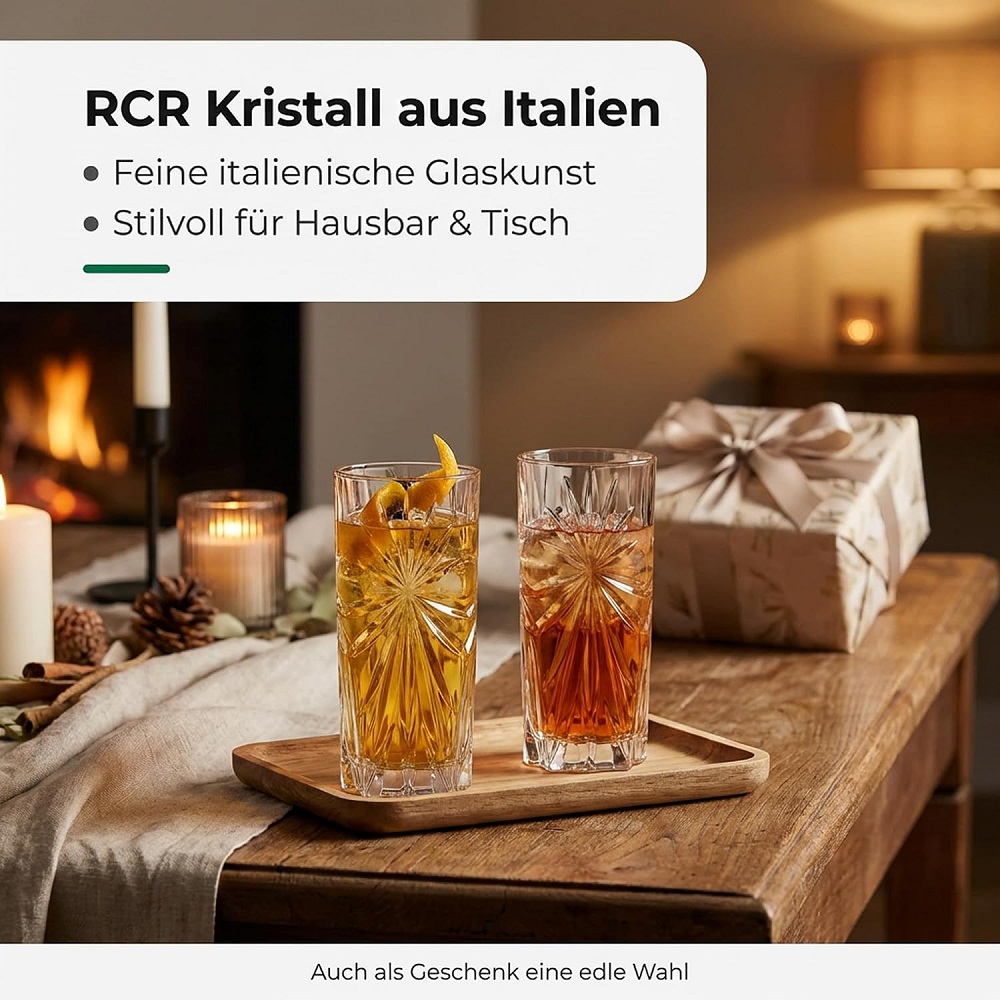 Der-Porzellan-Laden by RCR Oasis HB Tumbler 360 ml 6er set