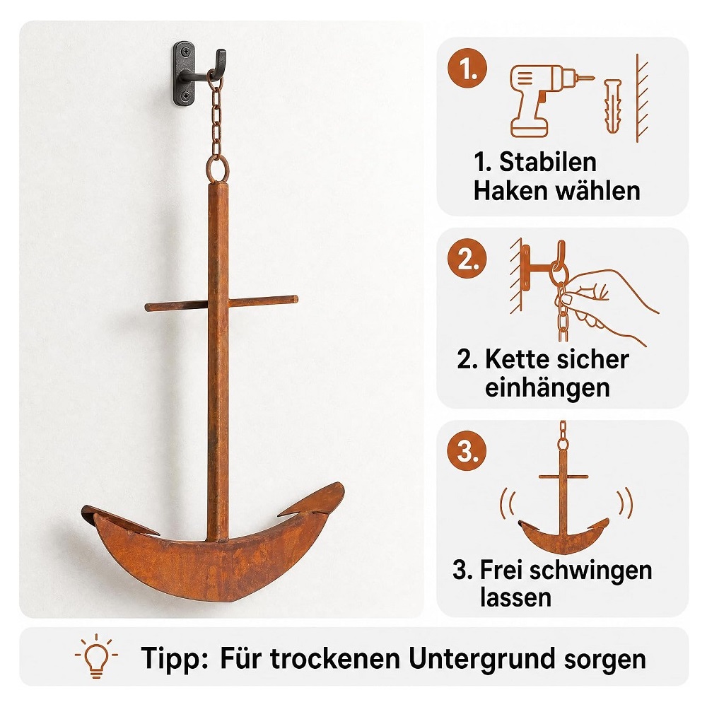 Anker mit Kette
