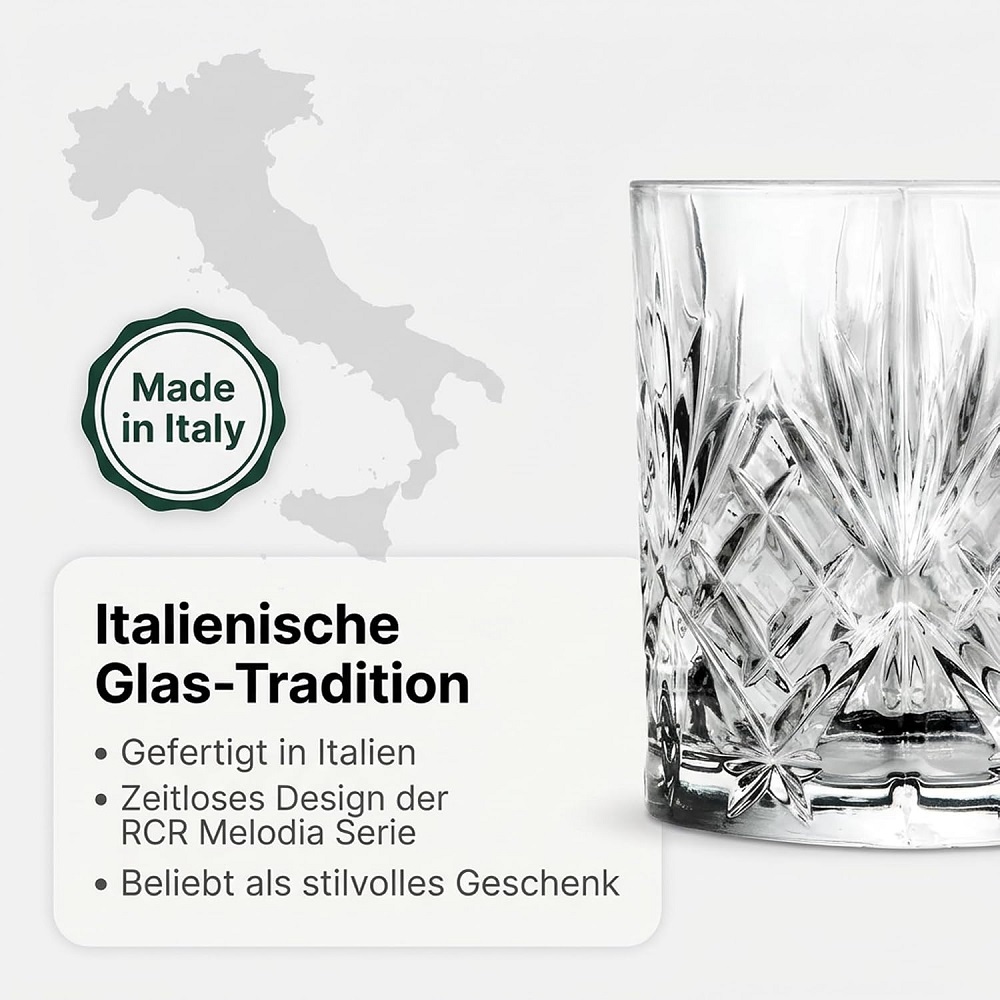 Der-Porzellan-Laden by RCR Melodia OF Tumbler 240 ml 6er Set