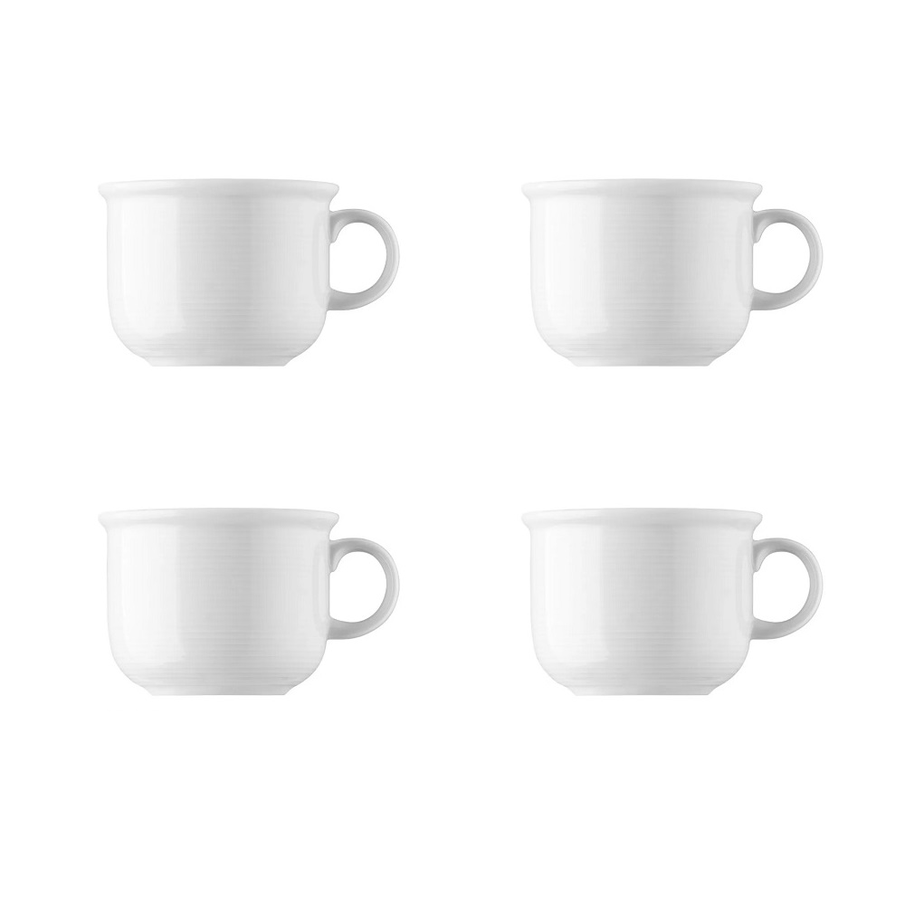 Thomas Trend Weiss Kaffeeobertasse Zylindrisch 0,18 l 4er Set