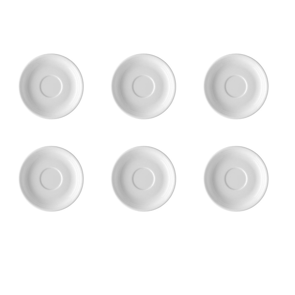 Thomas Trend Weiss Kaffeeuntertasse Ø 14 cm 6er Set