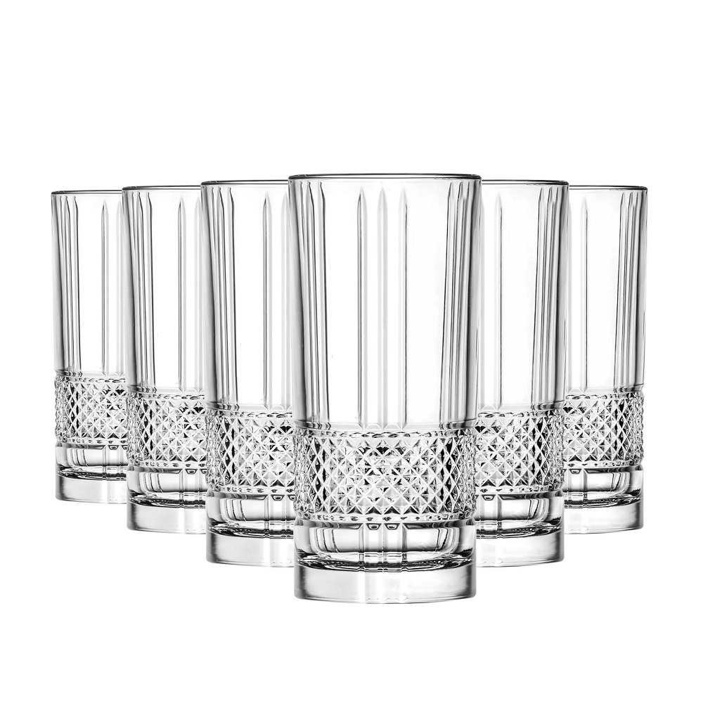 RCR Brillante Longdrinkglas 370 ml 6er Set