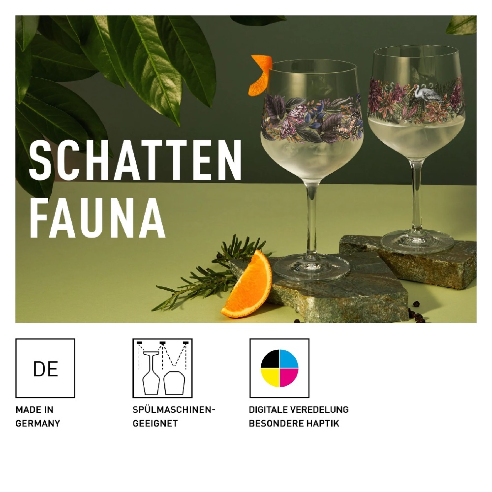 Ritzenhoff Schattenfauna Gin Kelch 2er #5 #6 C. RDT H24
