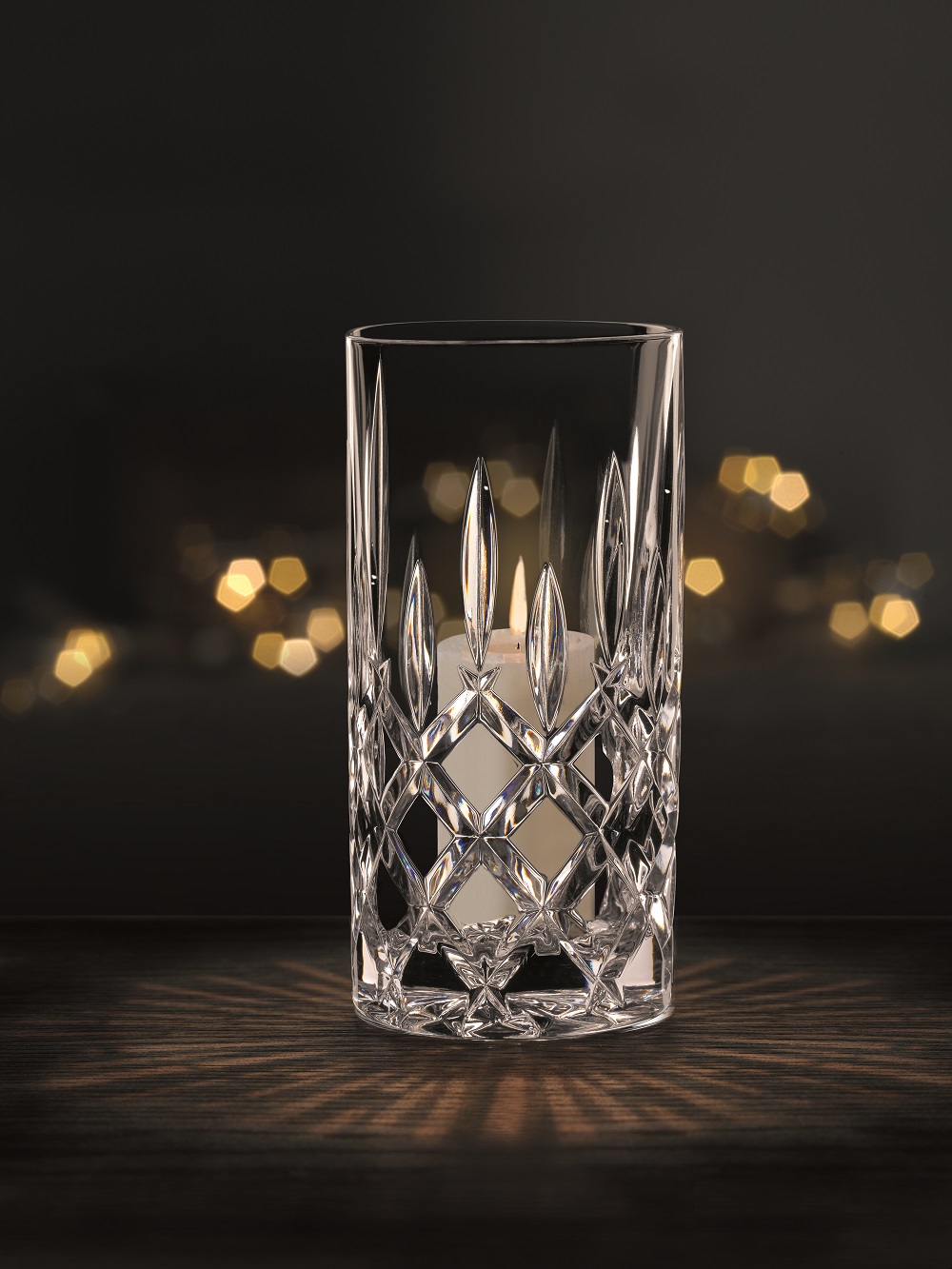 Nachtmann Noblesse Vase/Windlicht 28 cm hoch