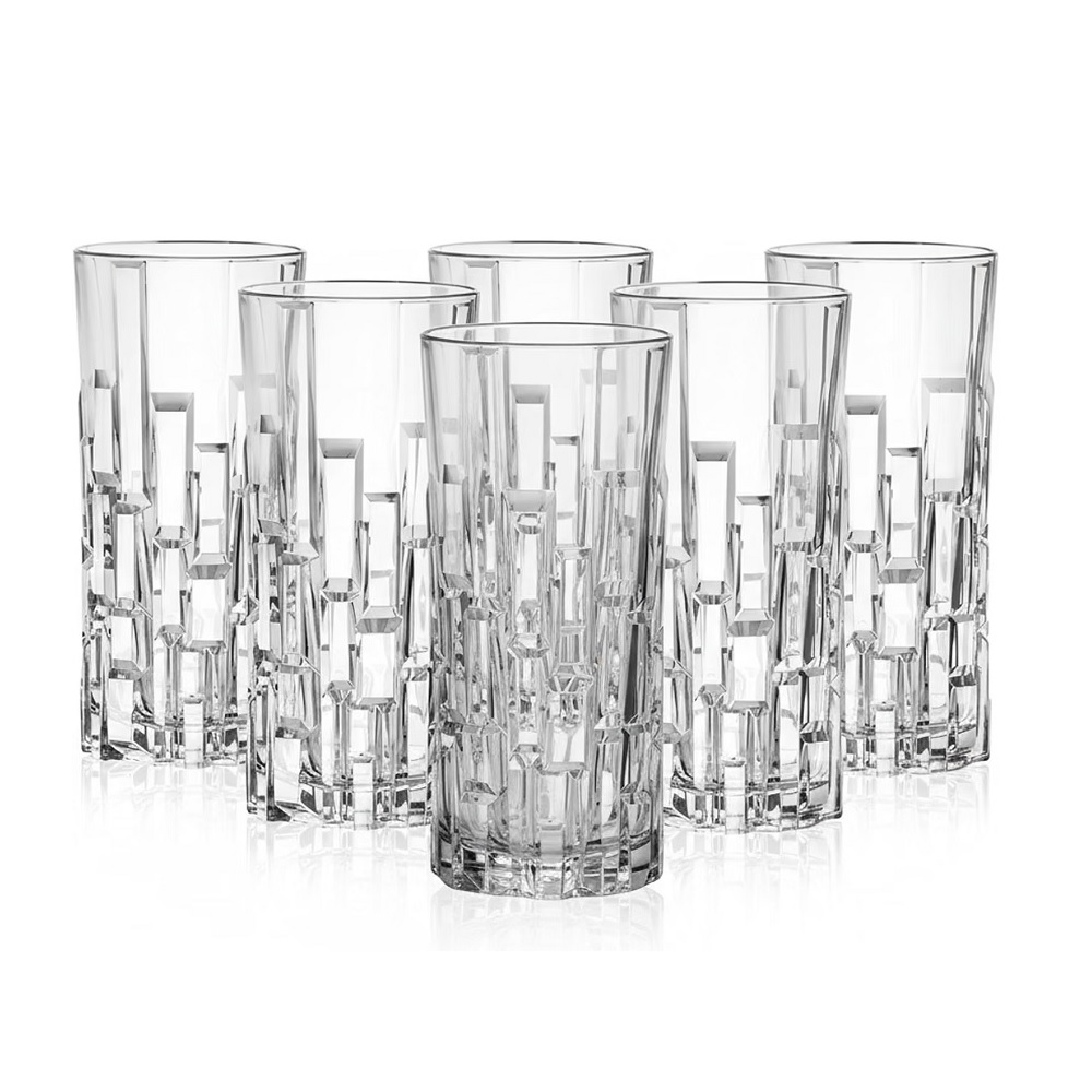 Der-Porzellan-Laden by RCR Etna Longdrinkgläser 340 ml 6er Set