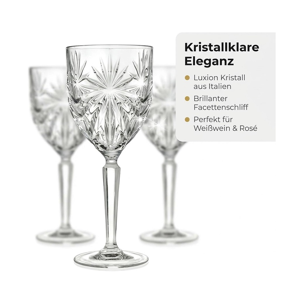 Der-Porzellan-Laden by RCR Oasis Goblet -2 230 ml 6er Set