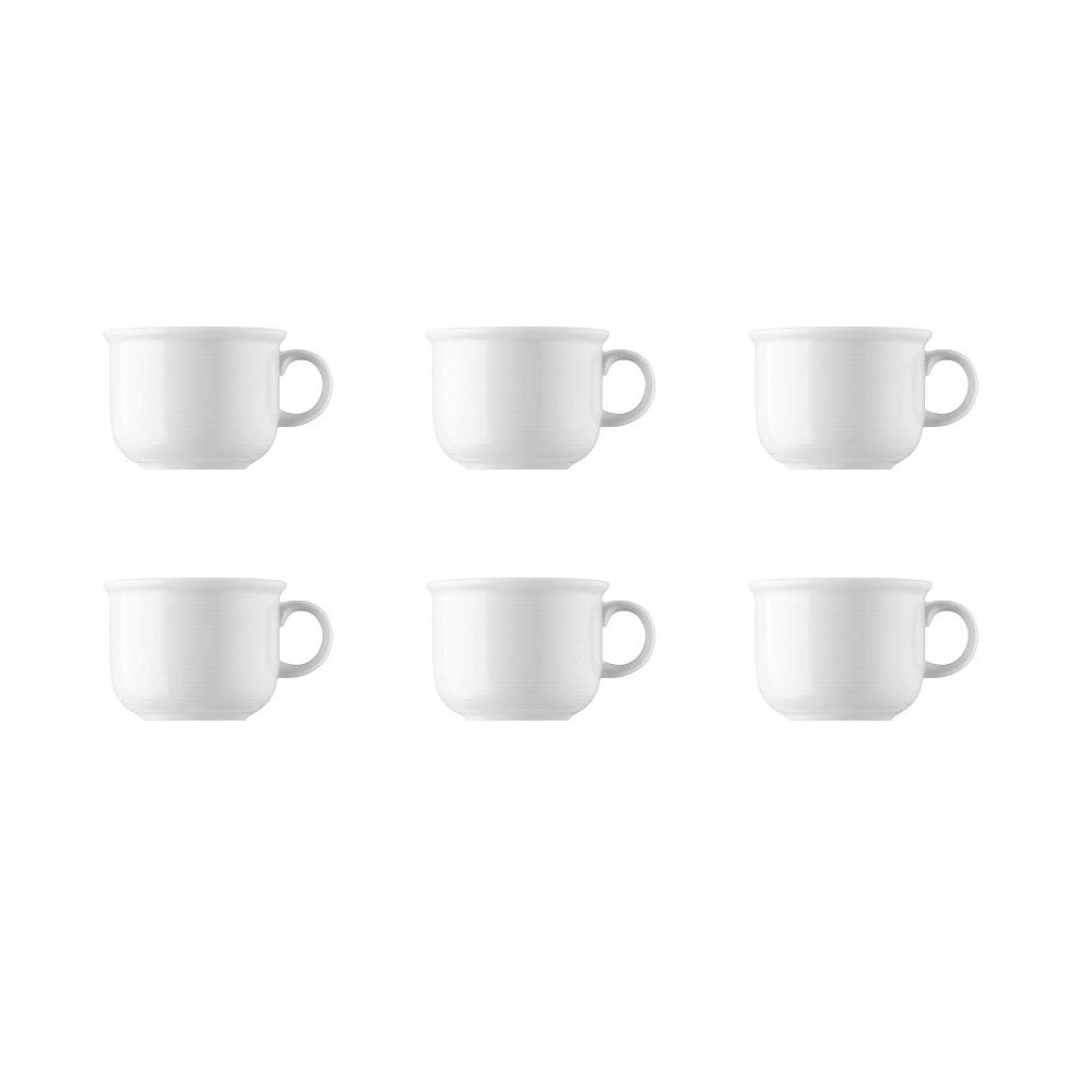 Thomas Trend Weiss Kaffeeobertasse Zylindrisch 0,18 l 6er Set