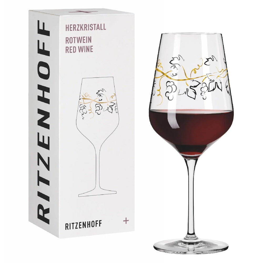 Ritzenhoff Herzkristall Rotwein #12 V. Rea F25