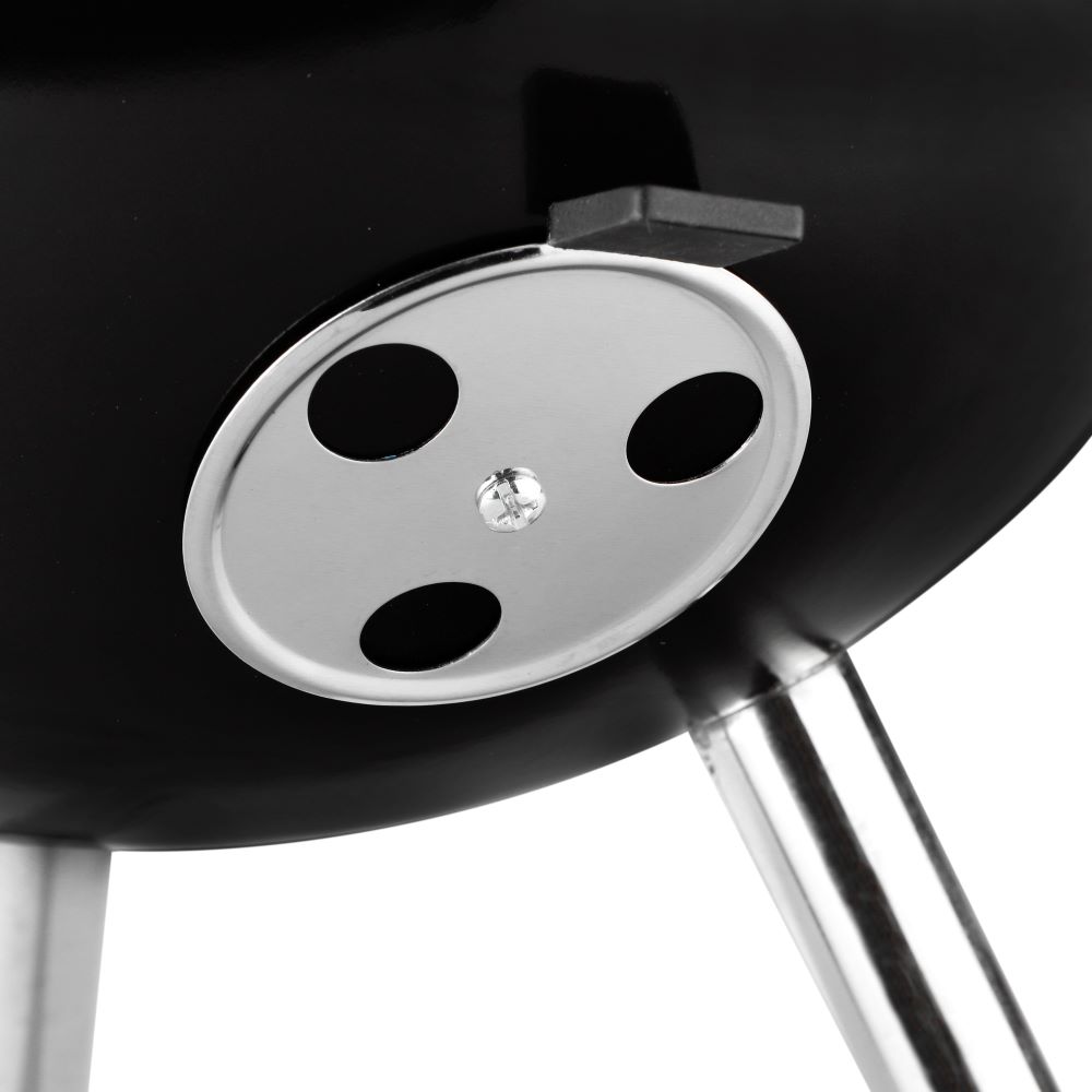 Haushalt International Mini-Kugelgrill in schwarz