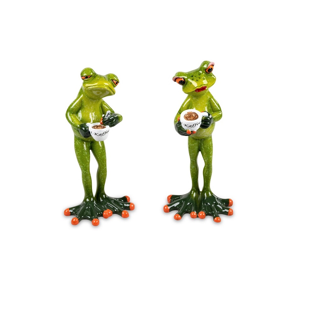 Formano Frosch mit Kaffeetasse 1. Kaffee