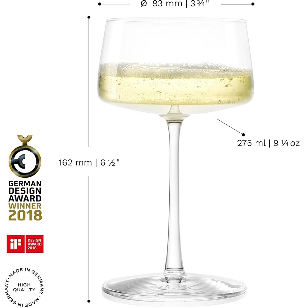 Stölzle Lausitz Power Champagnerschale 6er Set