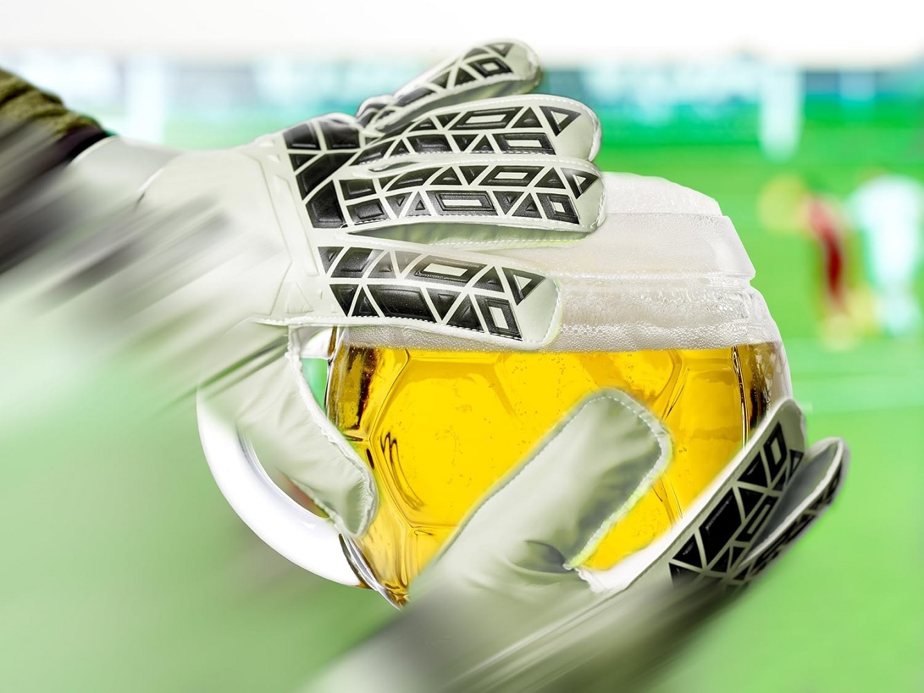 Stölzle Oberglas Fußball Bierkrug 0,4 l 2er Set