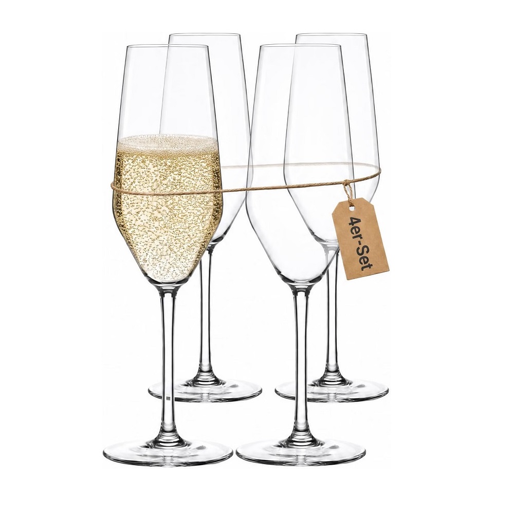 Der-Porzellan-Laden by Spiegelau Style Champagnerglas 240 ml 4er Set