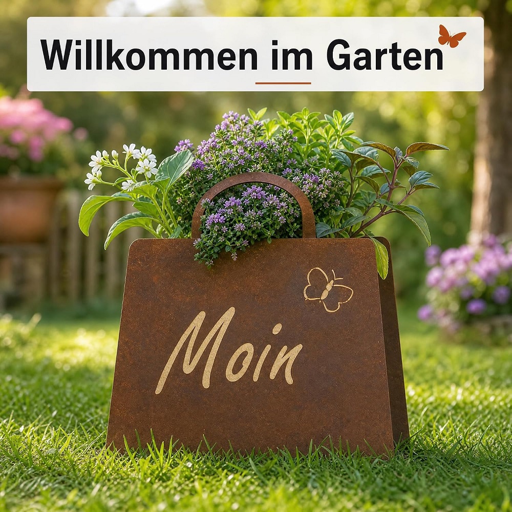 Tasche zum Bepflanzen 'Moin' 32x27x12cm