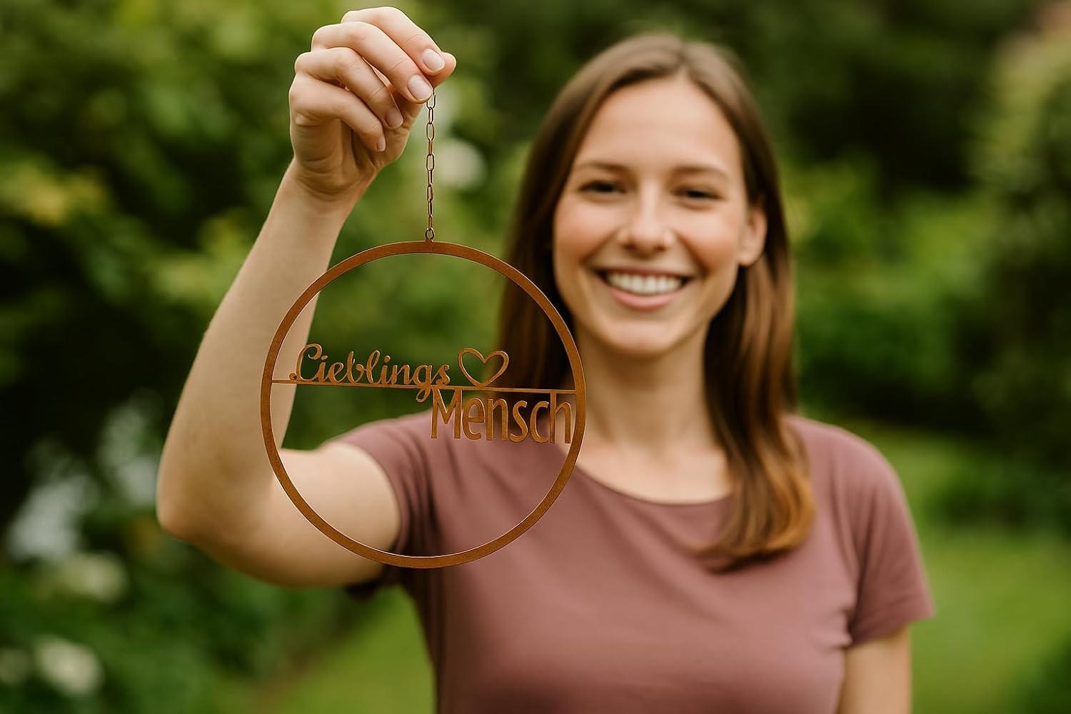 Schild "Lieblings Mensch" Ø 30 cm