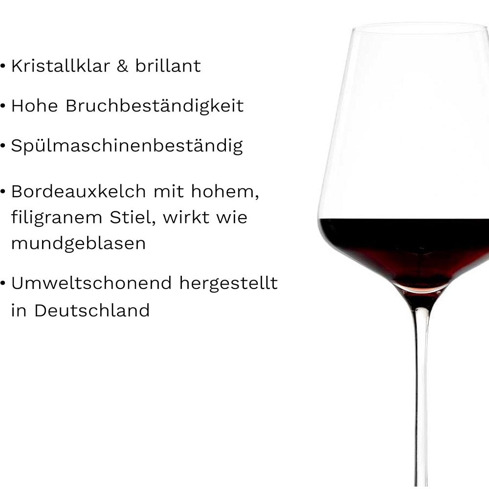 Stölzle Lausitz Quatrophil Bordeauxkelch 6er Set