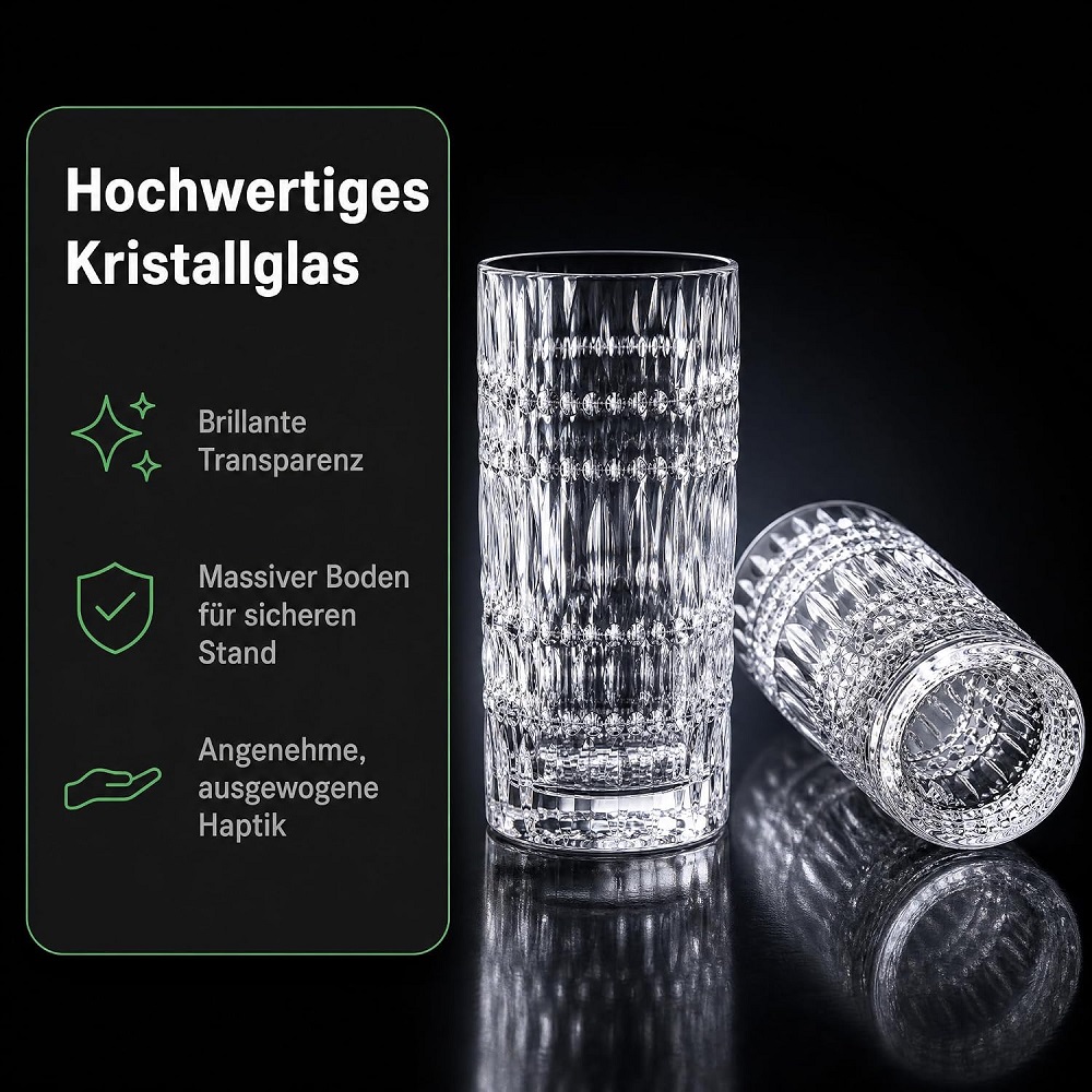 Der-Porzellan-Laden by Nachtmann Ethno Longdrinkglas 4er Set