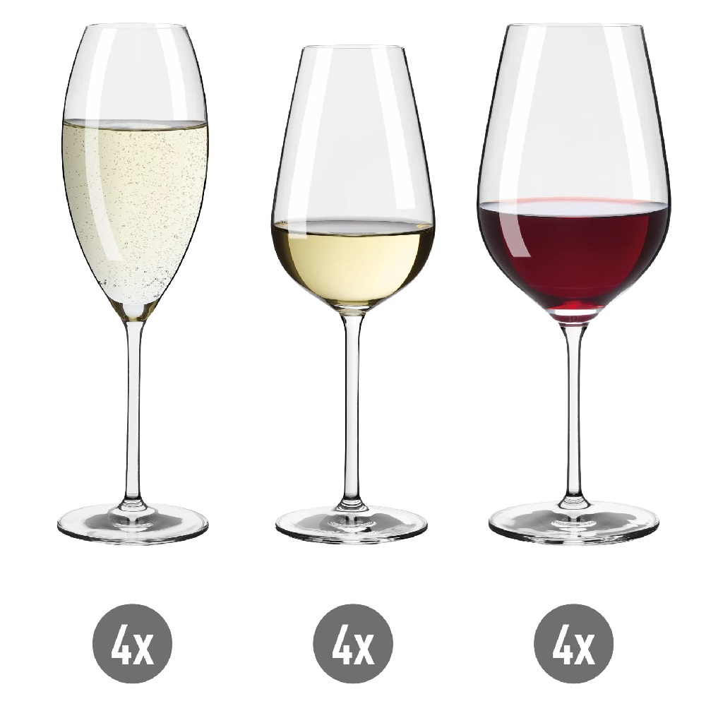 Ritzenhoff Glanzlicht Wein, Sektglas 12er-Set H24
